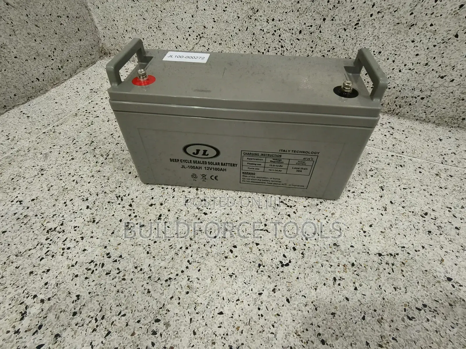 Solar Battery Deep Cycle Sealedjl-100 12v