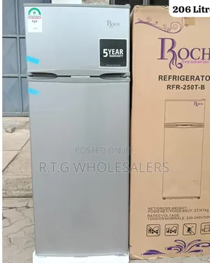 Roch Rfr‐250‐T‐B 206 L Double Door Refrigerator
