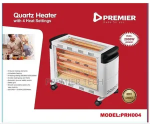 Premier Big Quartz Heater With 4 Heat Settings
