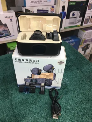 Wireless Magnetic Lavalier Microphone With Own Power Bank