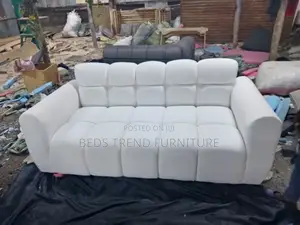 Stable White 3 Seater Bubble Sofa