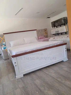Soothing White Clear 5 by 6 Bed