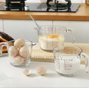 *1000ml Glass Measuring Cup With Scale and Handle*
