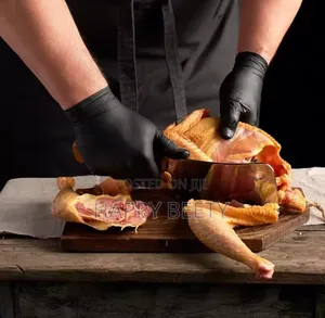 Food Grade Disposable Black Kitchen Gloves