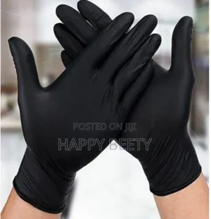 Food Grade Disposable Black Kitchen Gloves