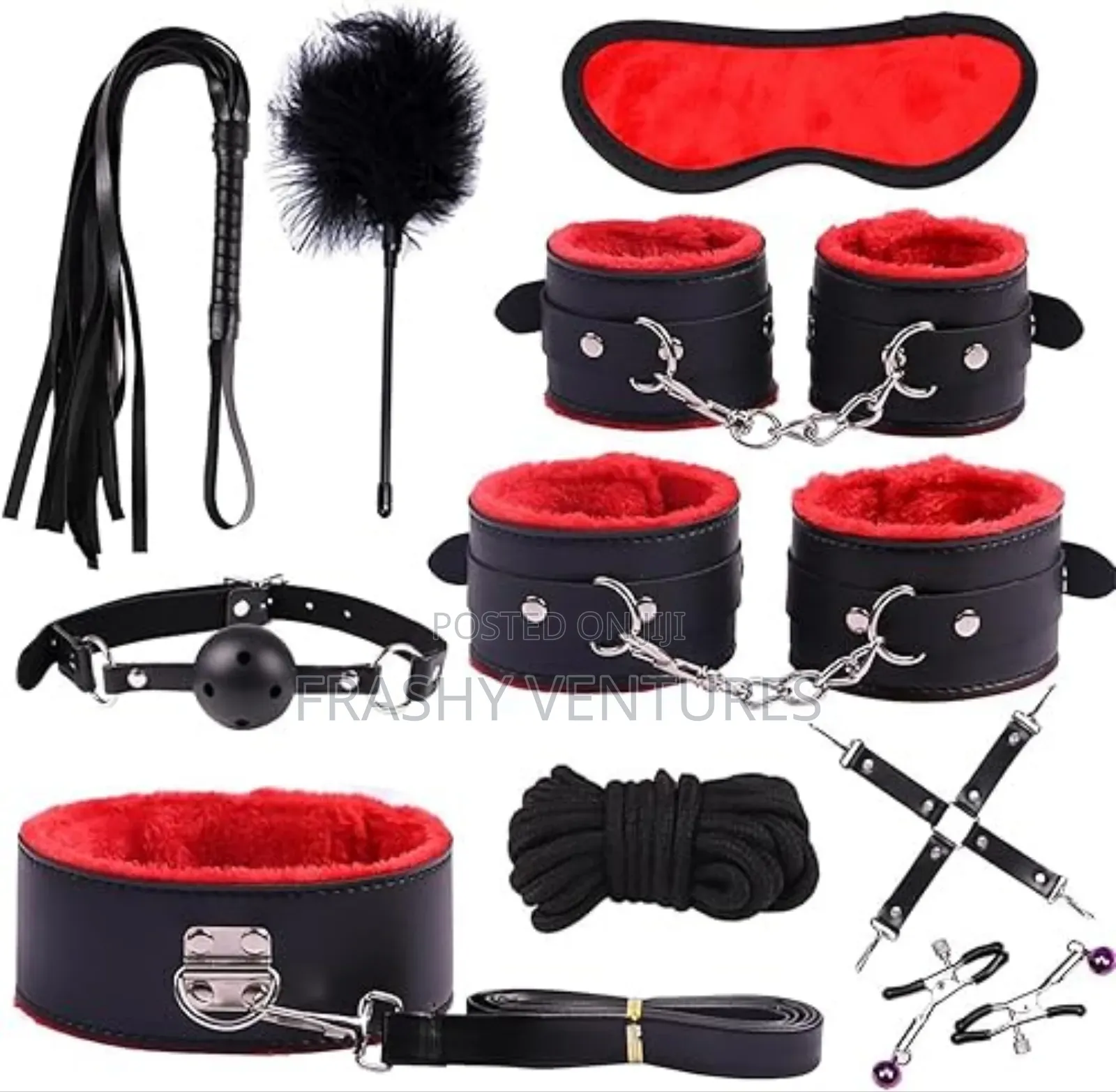 Black Fetish Bondage Set