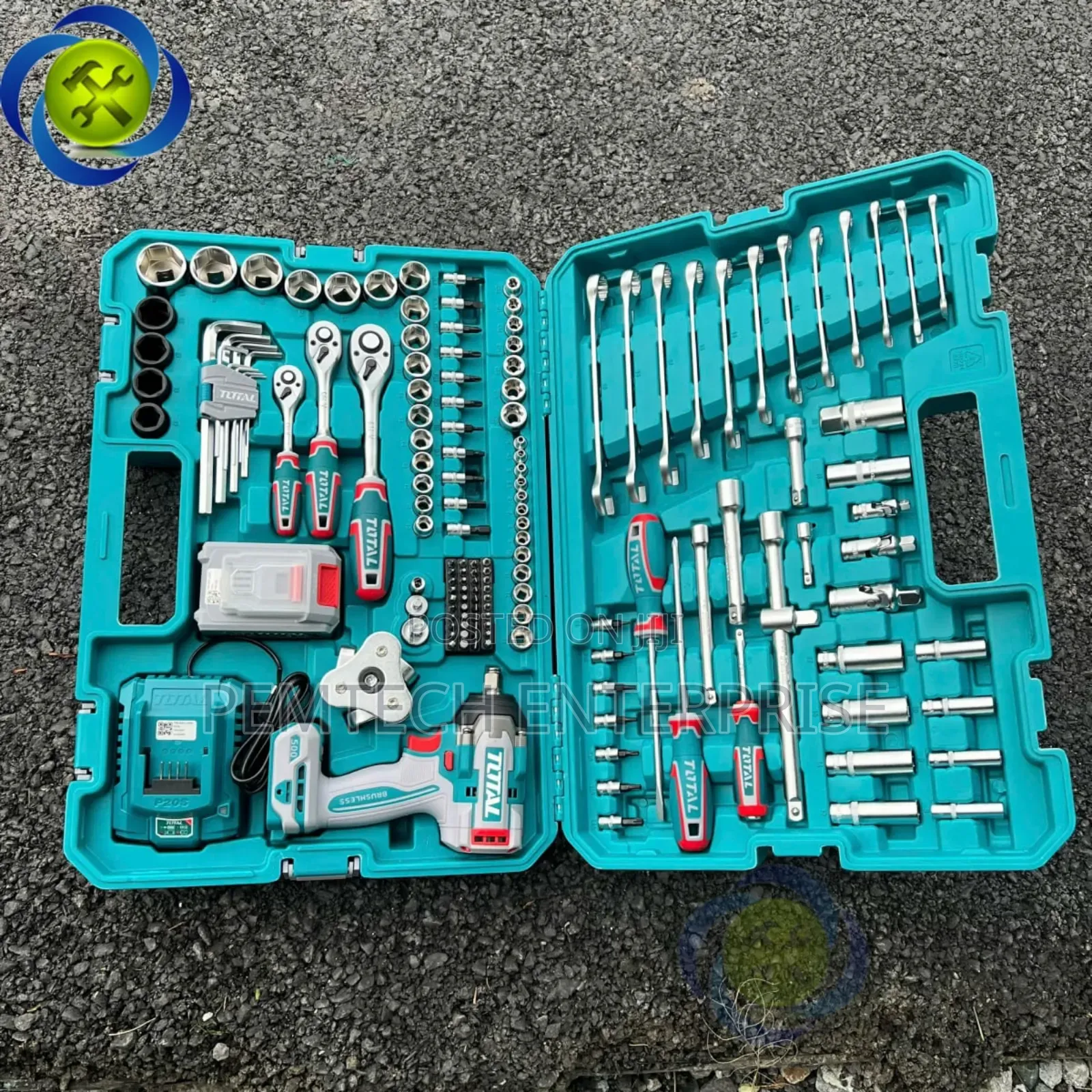 Total Tools Cordless Impact Wrench Set