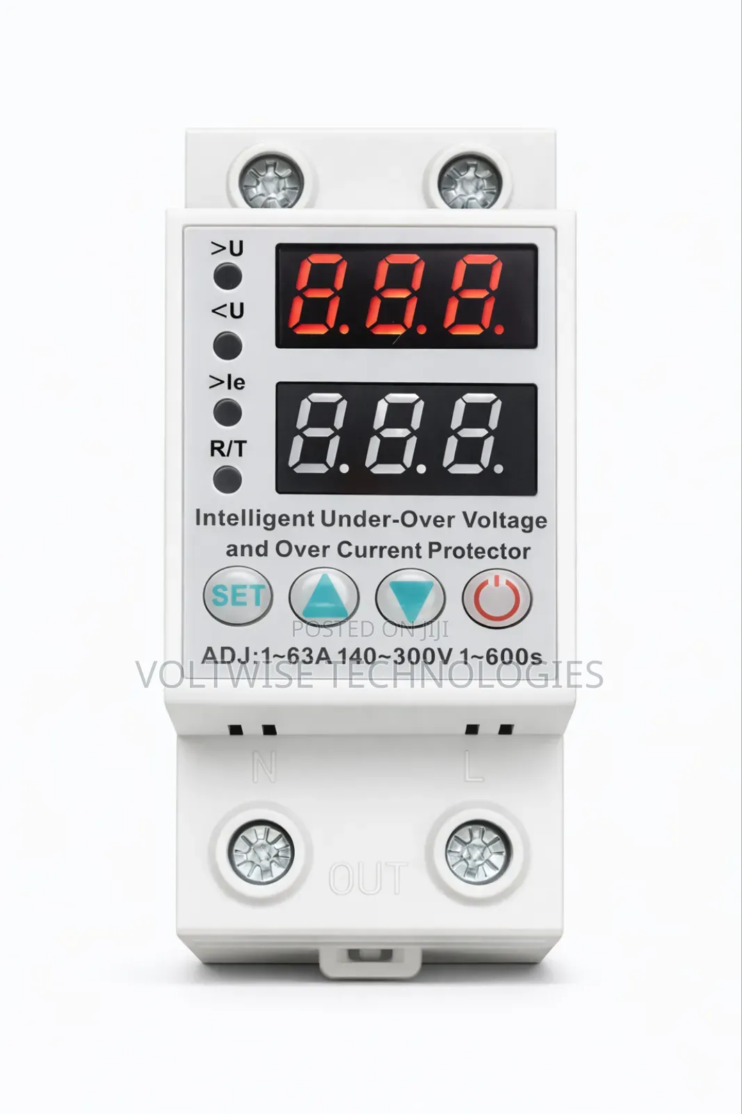 Adjustable Digital Voltage Protector 63a| Over Under Voltage