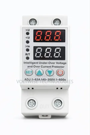 Adjustable Digital Voltage Protector 63a| Over Under Voltage
