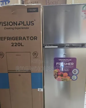 Vision Plus 220 L Double Door Fridge With Lockable Doors