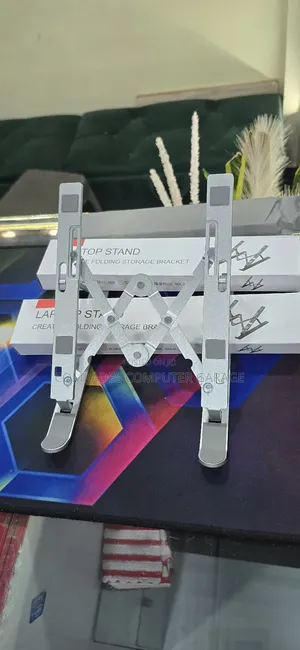 Foldable, and Portable Bracket Designed for Laptops and Tablets.