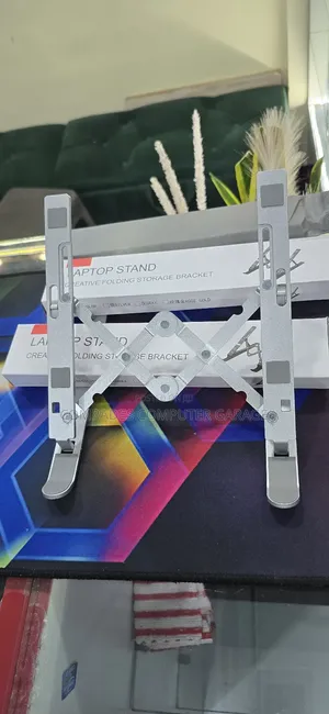 Foldable, and Portable Bracket Designed for Laptops and Tablets.