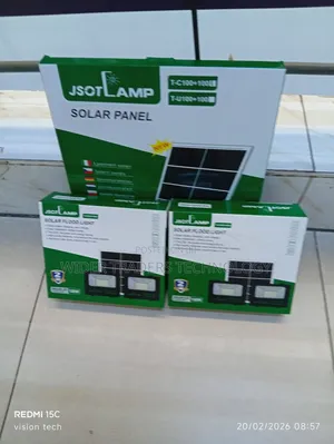 Jsot Lamp Solar Flood Light System 100w+100w