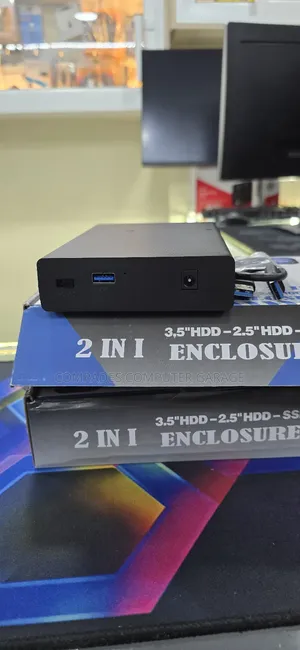 3.5" HDD 2.5 HDD-SSD 2 in 1 Enclosure Ho