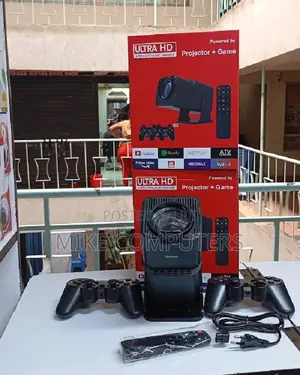 Hy300 Game Projector Wireless Wifi Blue-Tooth Portable