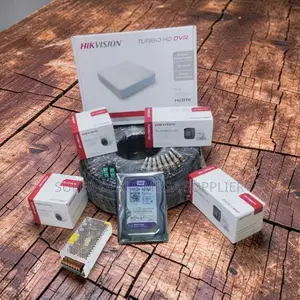 Hikvision 4 Turbo 2mp Hd CCTV Cameras System for Indoor Outdoor Use