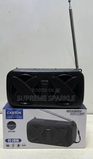 Caston St-2616 Solar-Powered Wireless Speaker. Radio