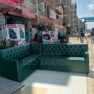 Jungle Green Couch With Both Armest
