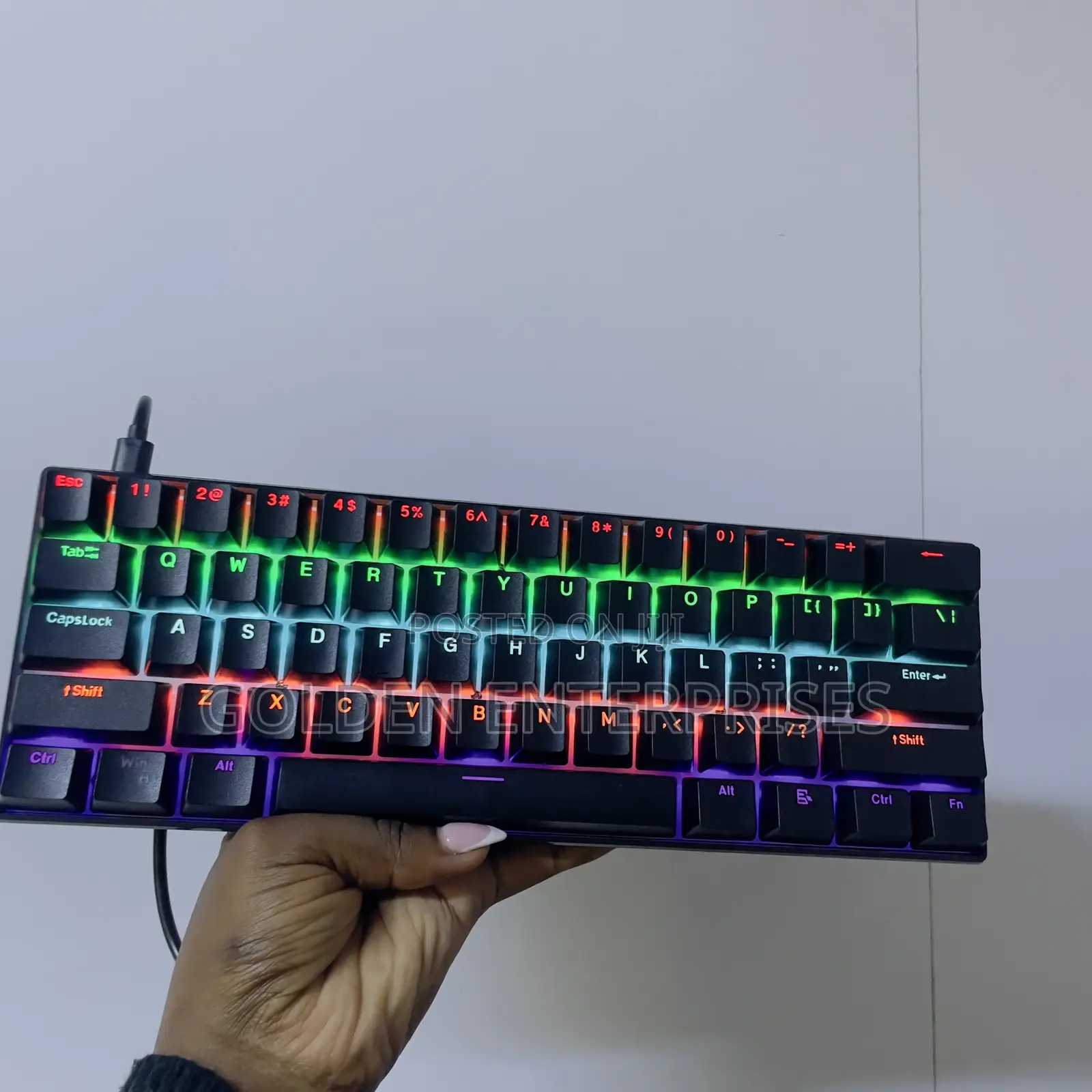 Black 60%M Mechanical Gamin/Programming Keyboard