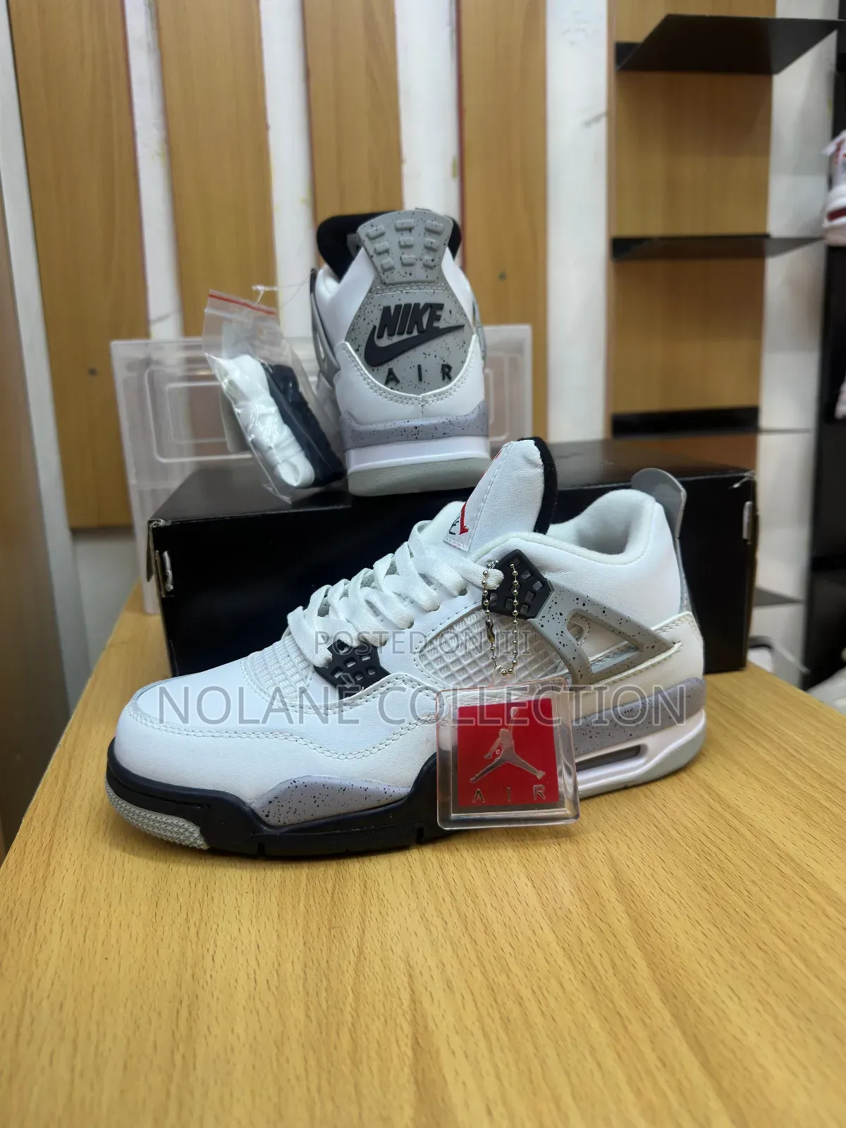 Air Jordan 4 Retro White Cement J4