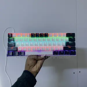 White Black 60% Mechanical Gaming Keyboard