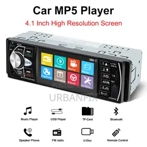 Quality 4.1 Inch Mp3/Mp4/Mp5 Bluetooth Car Radio With Fm, Usb, Aux