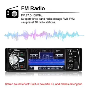 High Quality Bluetooth Car Mp3/Mp4/Mp5 With Fm, Usb, Aux and Video