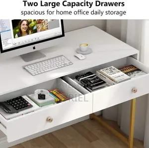 Bedroom Rack; Decorative Bedside Rack With Dual Drawers
