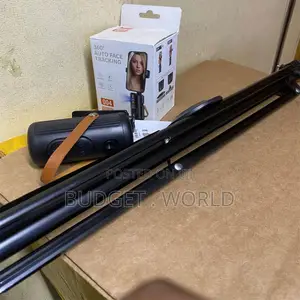 Q04 360° Auto Face Tracking Selfie Stick Tripod – Black