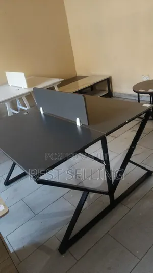 2 Way Working Station Black