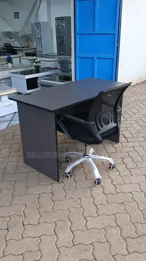 1.2m Grey Desk and Mesh Chair