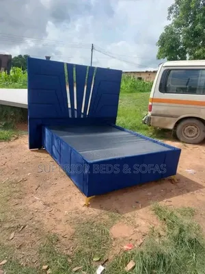 Royal Blue Designer Bed Size 5 by 6