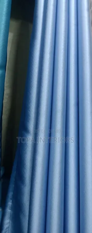 Light Blue Heavy Blackout Curtains for Total Light Block