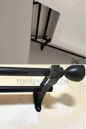 All Areas, Easily Drilled , Powder Coated Curtain Rods