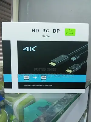 Hdmi to Displayport Adapter/Converter With Usb Power 1.8m Cable 