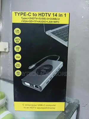 14-in-1 Type-C to HDTV/Hdmi Multiport Hub Adapter