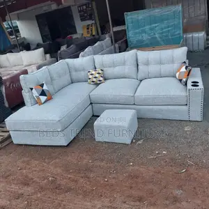 Natural Soft 6 Seater L Seat