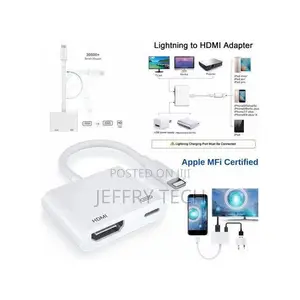 Apple Lightning to Hdmi Digital Av Adapter, Hd Video and Audio Convert