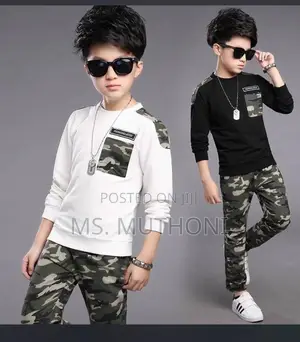 Boys *Camaflouge 2 Pc Boys(Trouser)* 5-9 Yrs