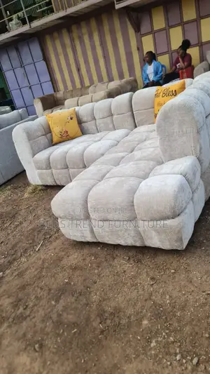 5 Seater Bubbled Designed L Seat