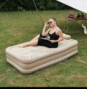 Self Inflating Air Bed With Built in Pump 1 Pillow