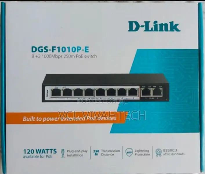 D-Link DGS-F1010p-E With 2 Uplink Ports