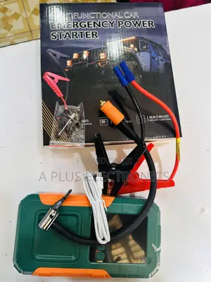 Vq201 Jumpstarter + Tyre Inflator-Portable Car Booster Air Pump