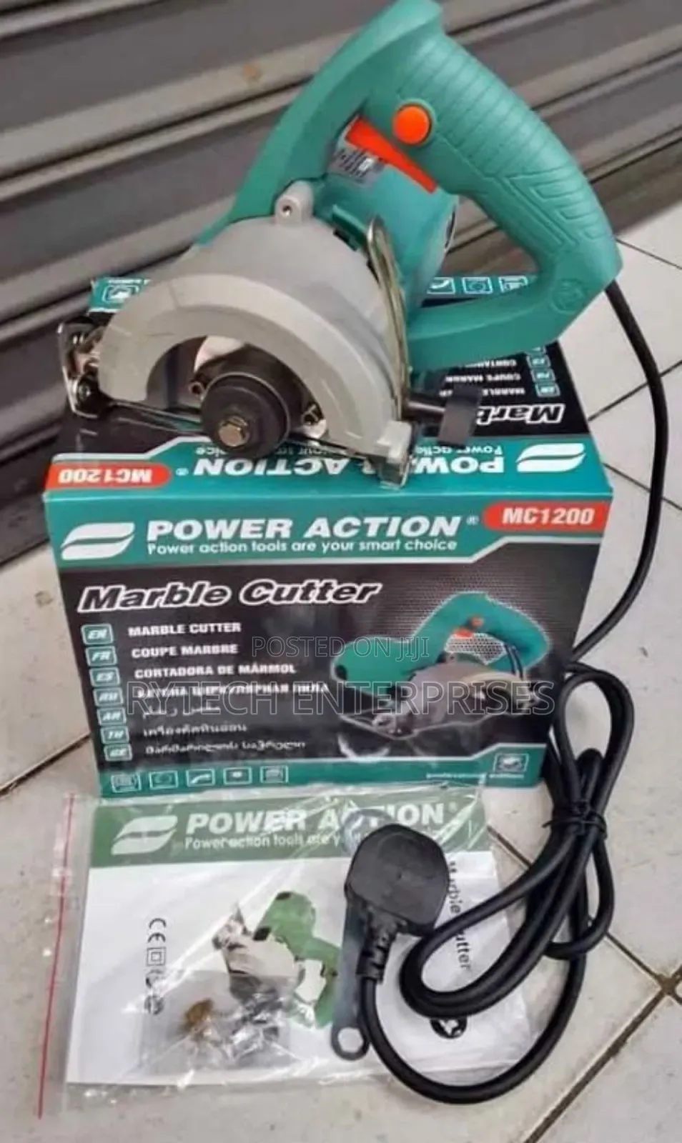 Power Action Marble Cutter Machine