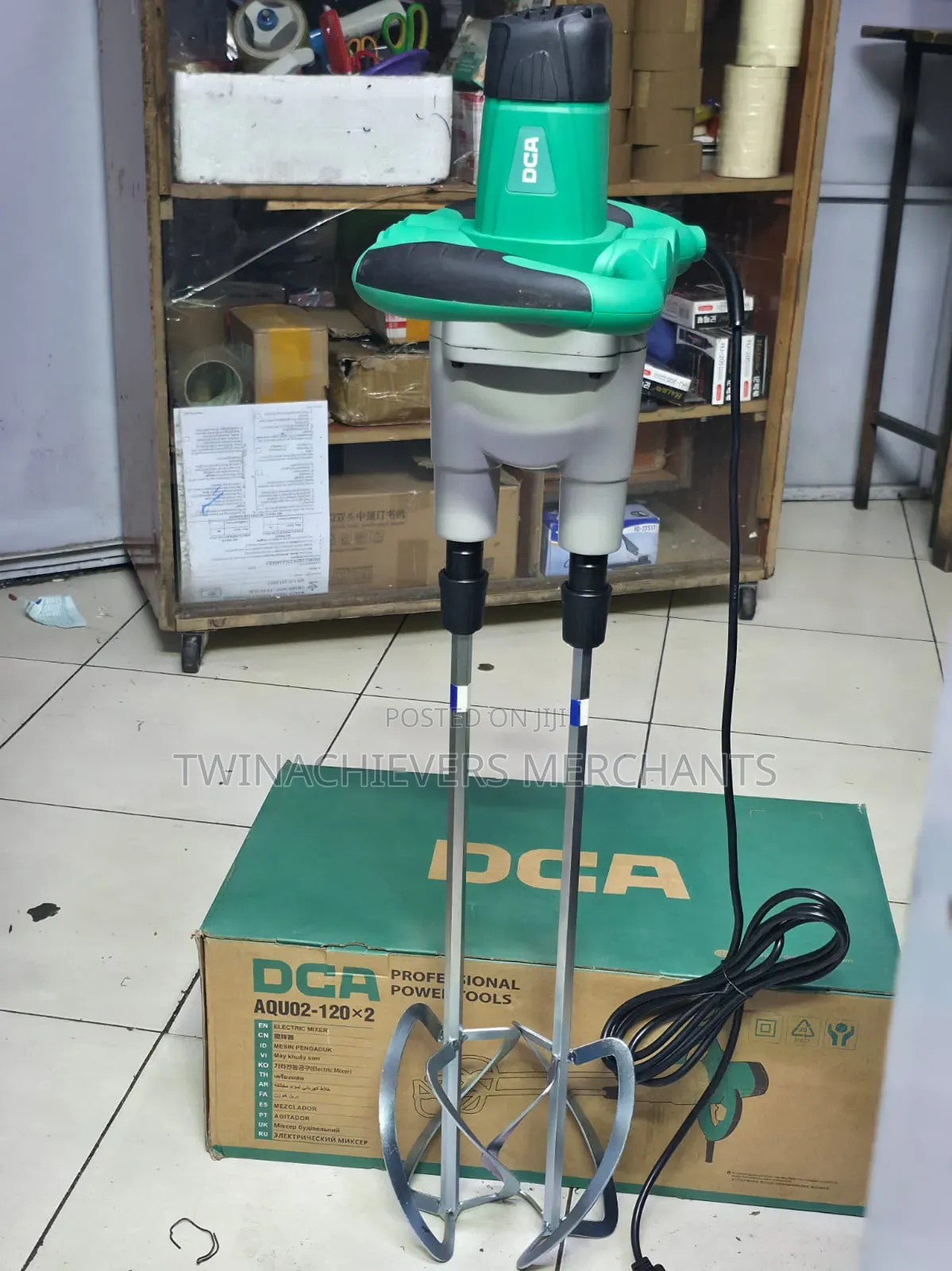 Dca Double Stand Paint Mixer 1400w