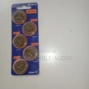 Sony Cr2450 3v Lithium Battery 5 Batteries 5 Pieces