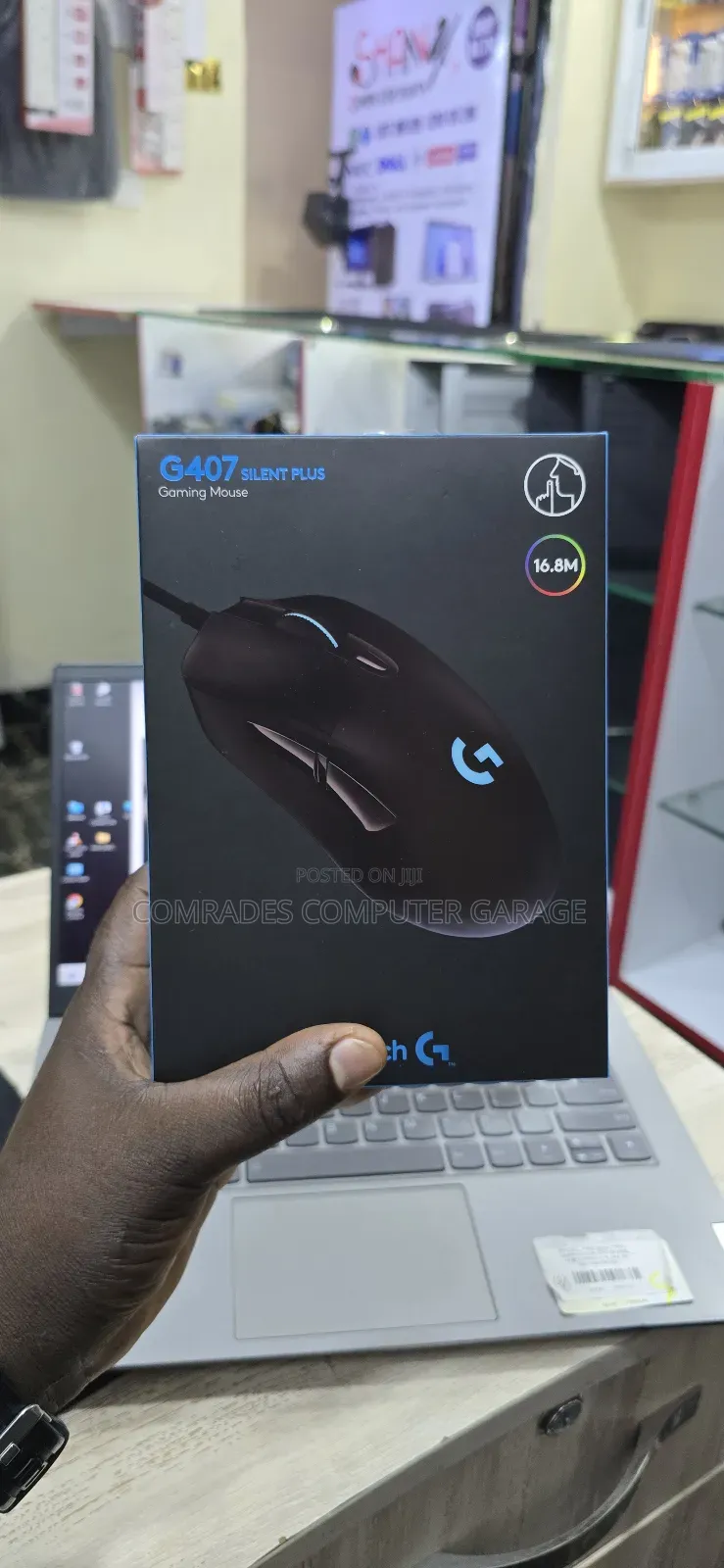 G407 Hero Silent Gaming Wired Mouse.