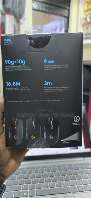 G407 Hero Silent Gaming Wired Mouse.