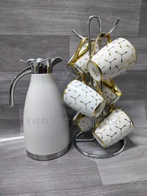 Gold Marble Tea Set Combo