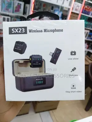 The Sx23 2-Mic Wireless Lavalier Microphone.
